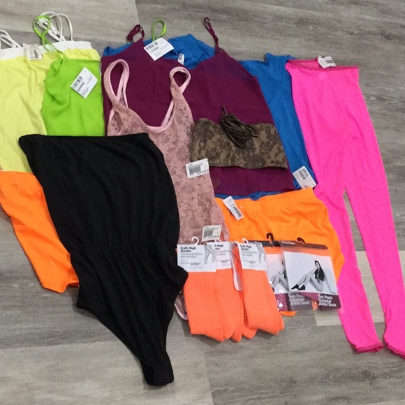American Apparel Tops - Bundle American Apparel Bodysuit Shorts bikini lot